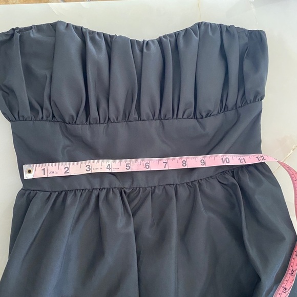 As U Wish Dresses & Skirts - Black strapless cocktail dress babydoll